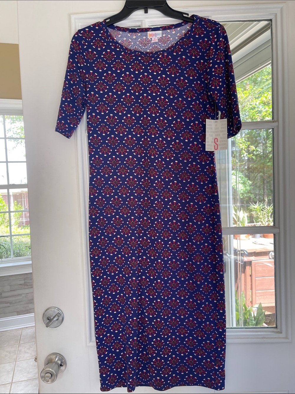 3 x LuLaRoe Stretch patterned  midi dresses, size S, NWT